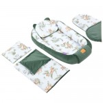 5 delni komplet Jukki Comfort Velvet Savanna Fun